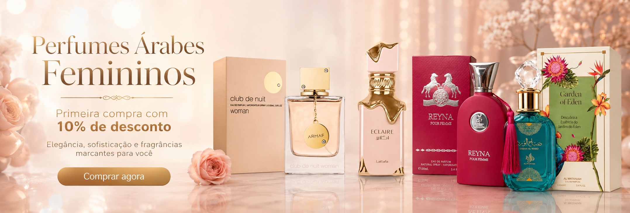 BANNER PERFUME ÁRABE FEM - MIXLIER