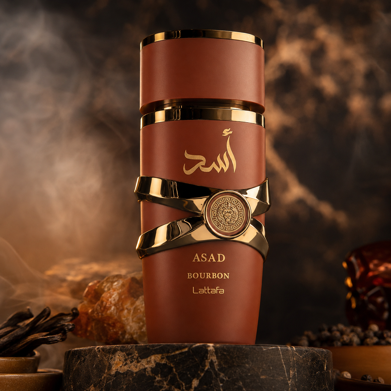 Lattafa Asad Bourbon Masculino Eau de Parfum 100ml