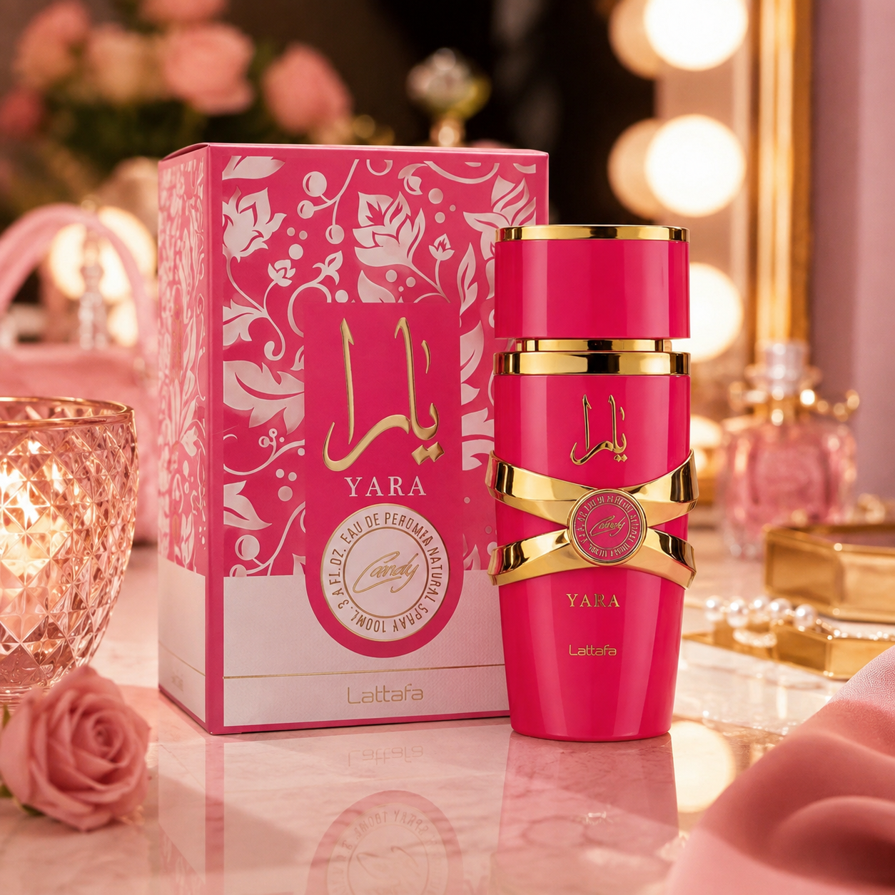 Lattafa Yara Candy Feminino Eau de Parfum 100ml