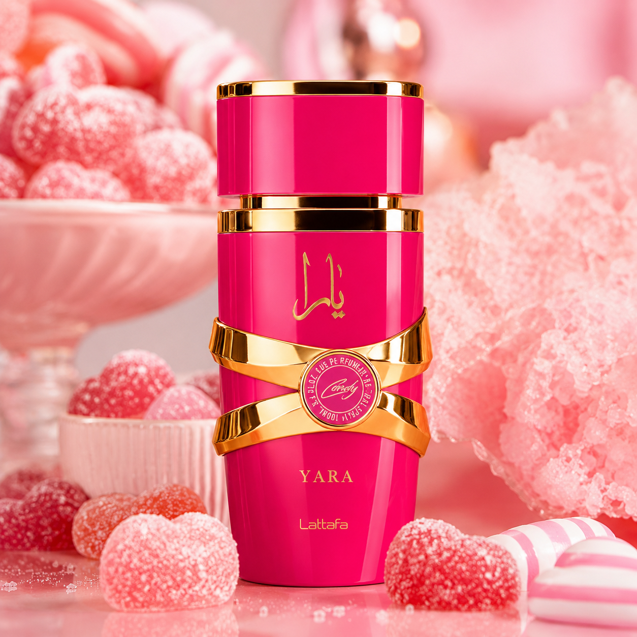 Lattafa Yara Candy Feminino Eau de Parfum 100ml