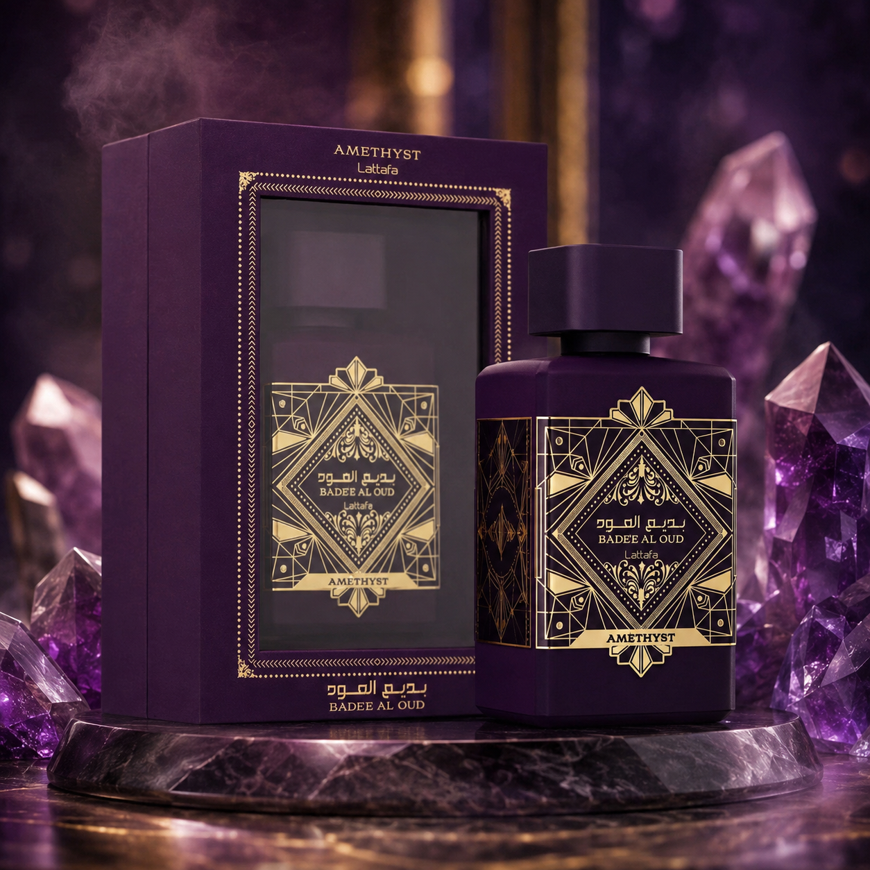 Lattafa Badee Al Oud Amethyst Feminino Eau de Parfum 100ml