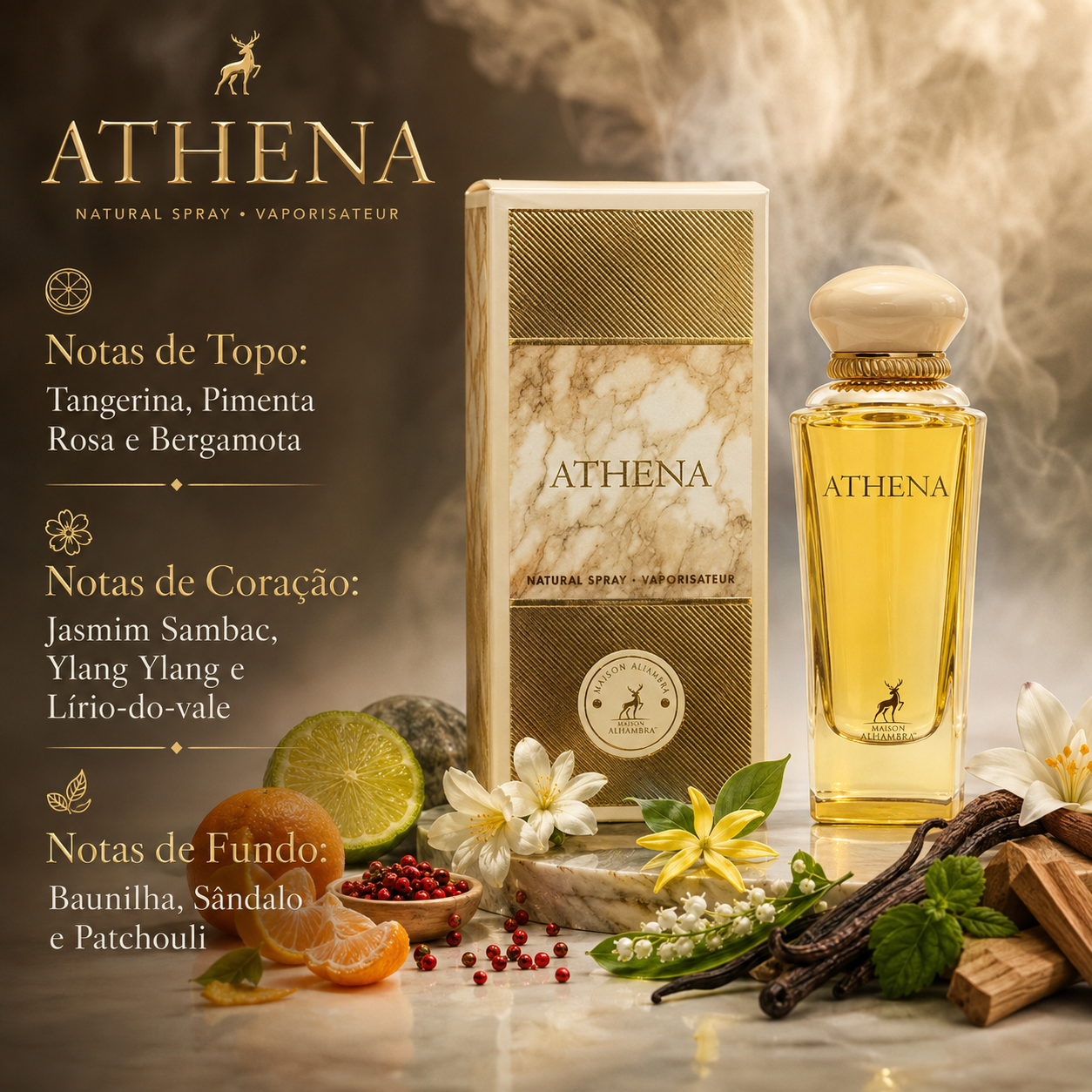 Maison Alhambra Athena Feminino Eau de Parfum 100ml - Imagem 4
