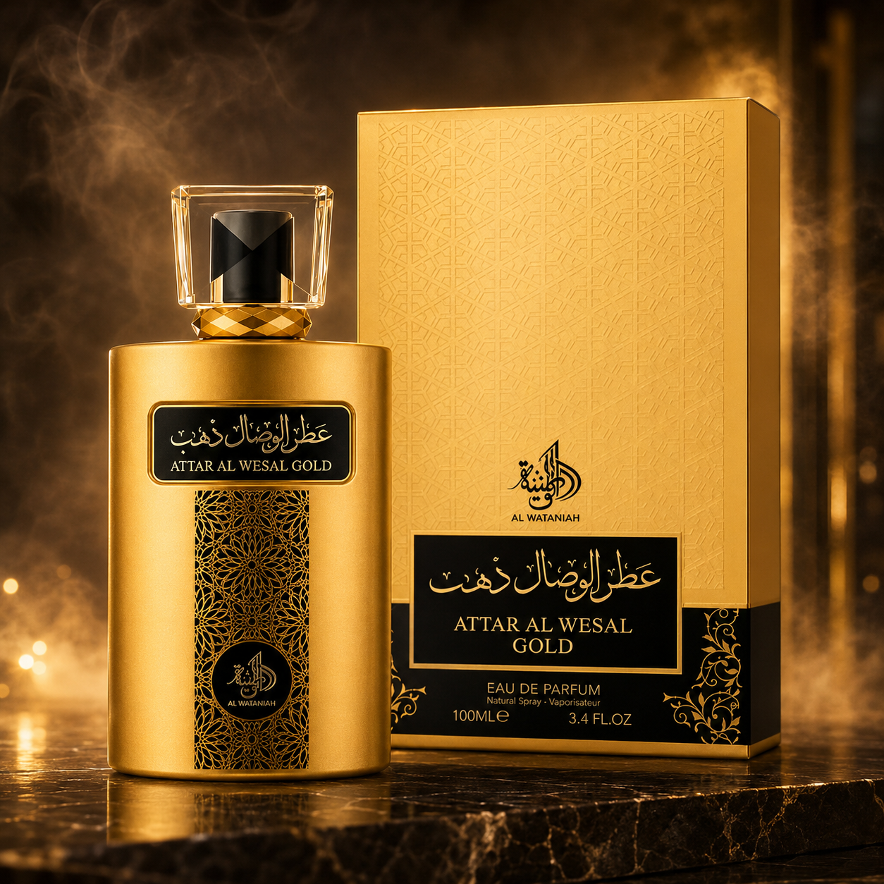 Al Wataniah Attar Al Wesal Gold Masculino Eau de Parfum 100ml