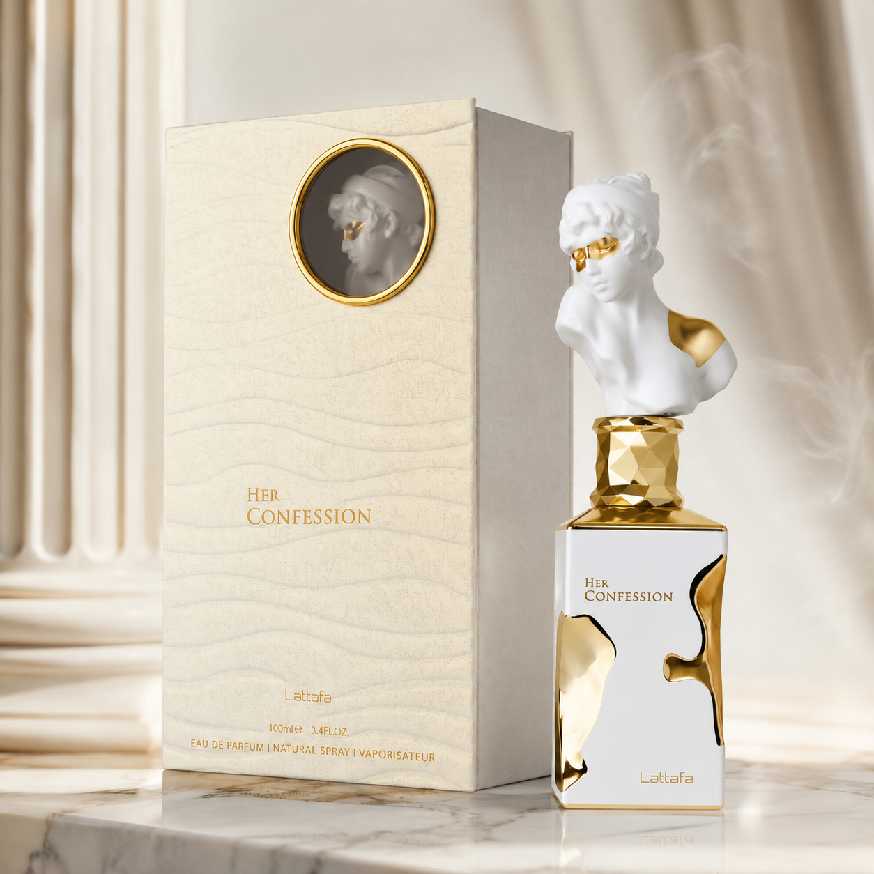 Lattafa Her Confession Feminino Eau de Parfum 100ml