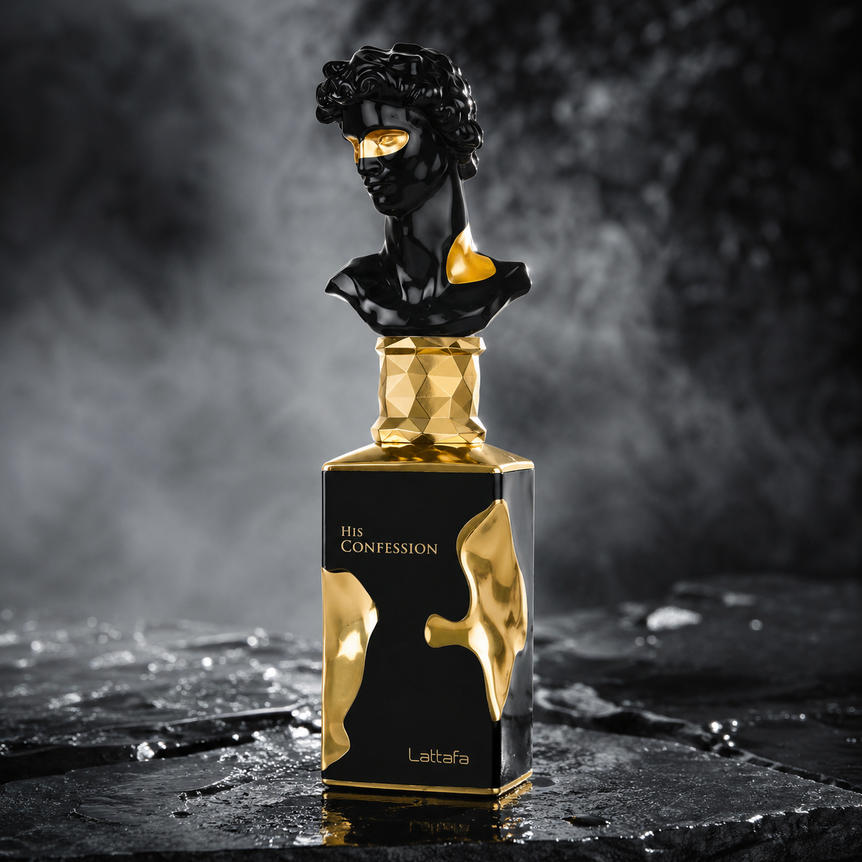 Lattafa His Confession Masculino Eau de Parfum 100ml - Imagem 4