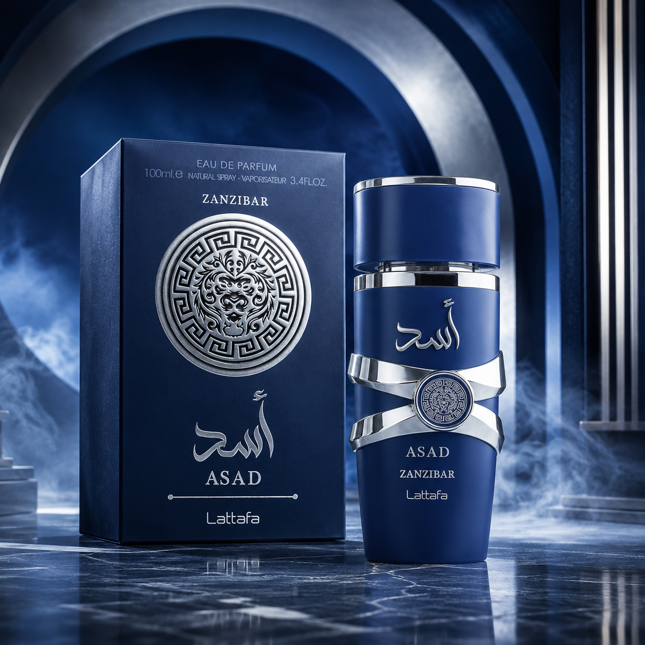Lattafa Asad Zanzibar Masculino Eau de Parfum 100ml