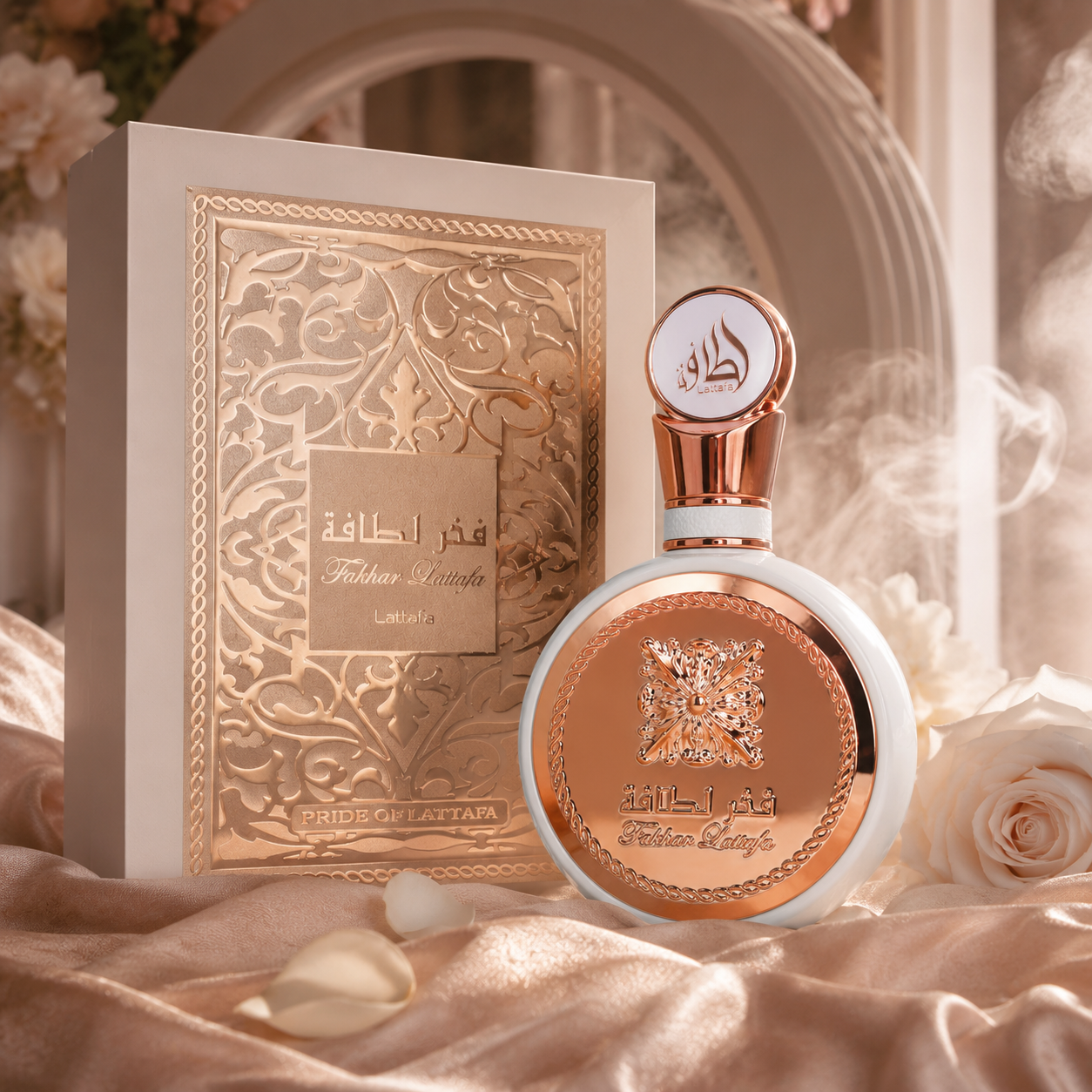 Lattafa Fakhar Rose Feminino Eau de Parfum 100ml