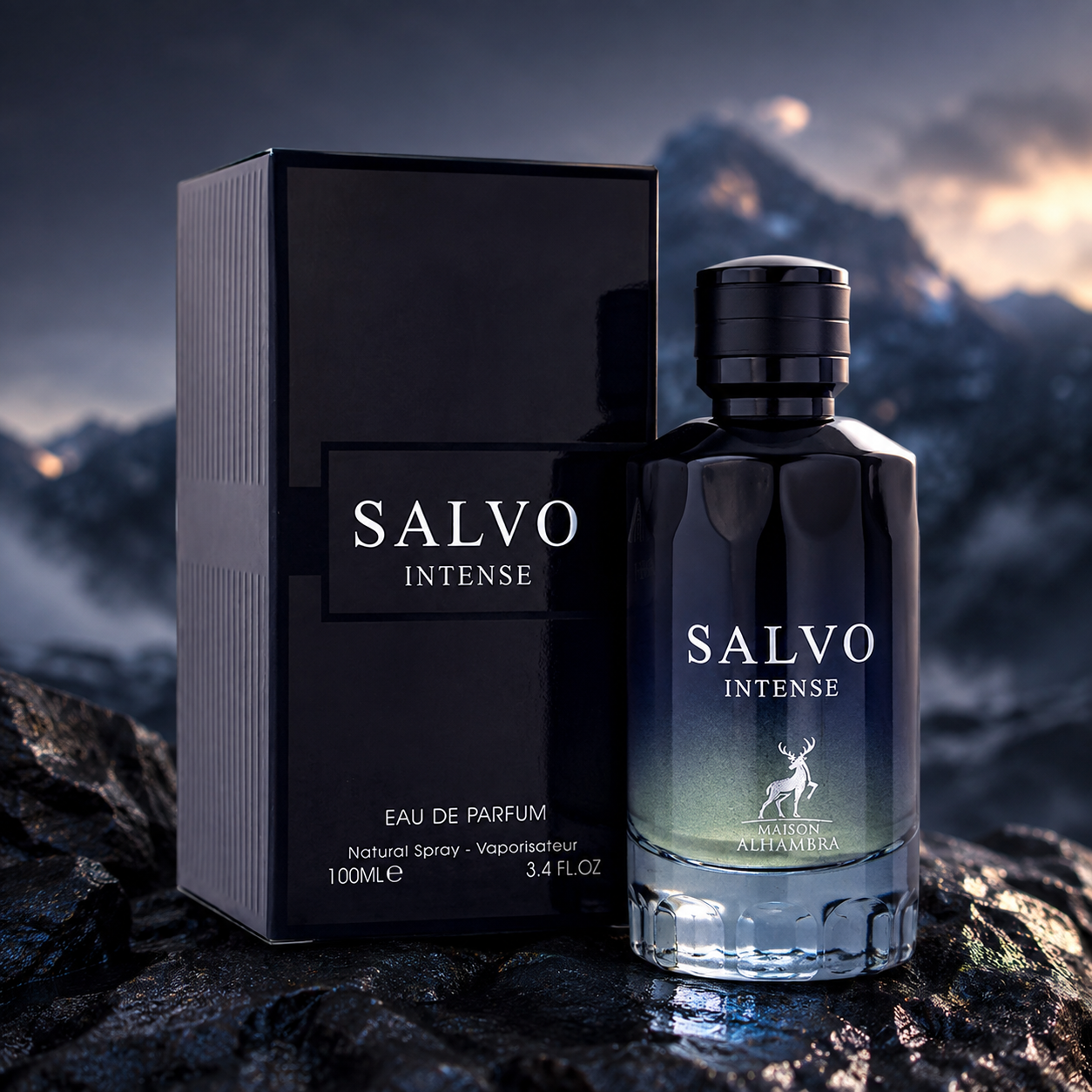 Maison Alhambra Salvo Intense Masculino Eau de Parfum 100ml