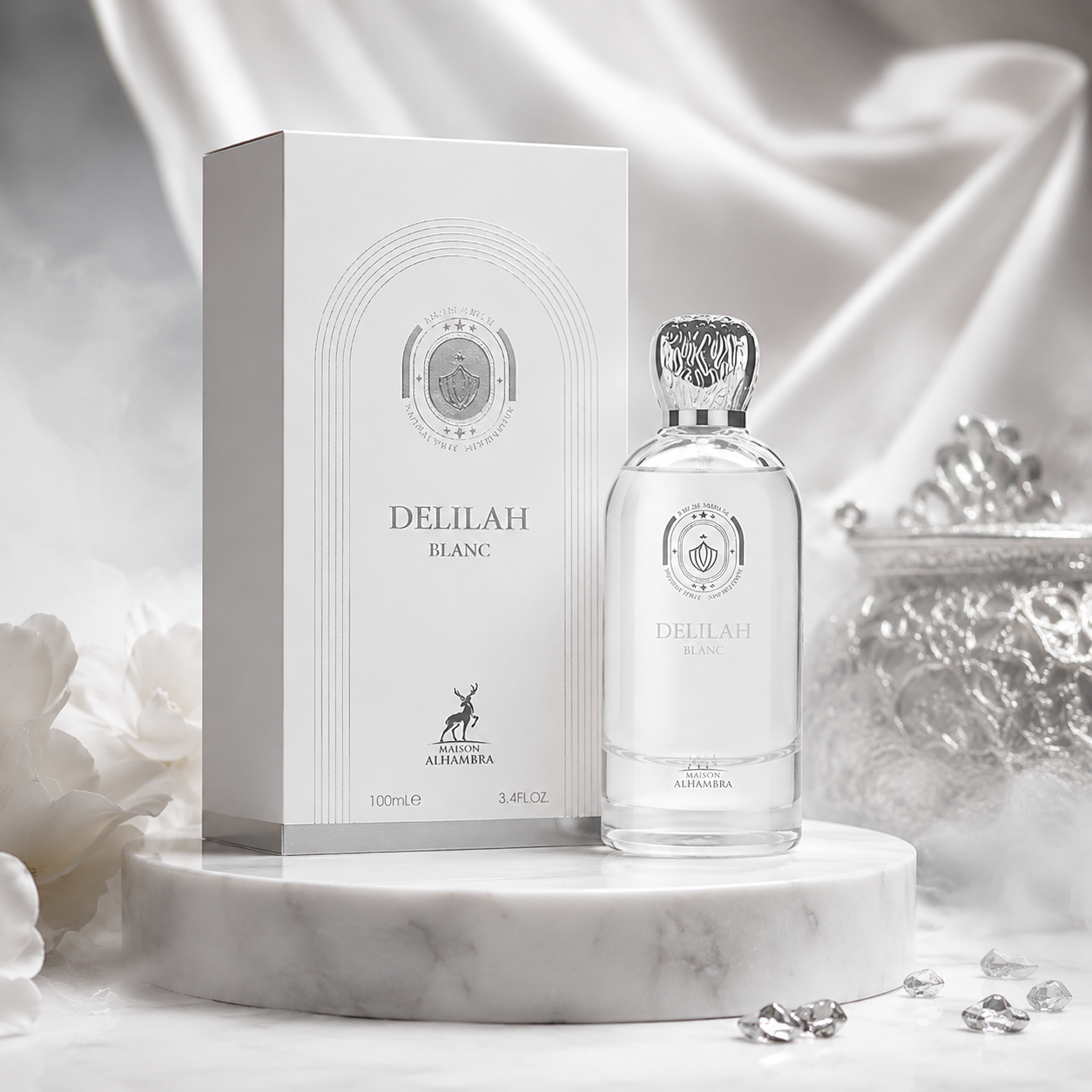 Maison Alhambra Delilah Blanc Feminino Eau de Parfum 100ml