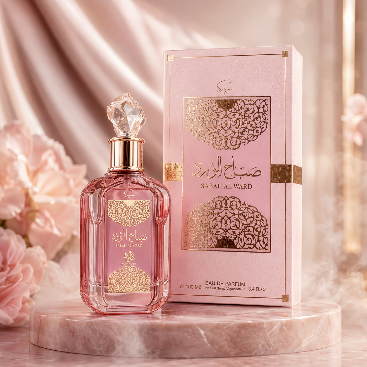 Al Wataniah Sabah Al Ward Sugar Feminino Eau de Parfum 100ml