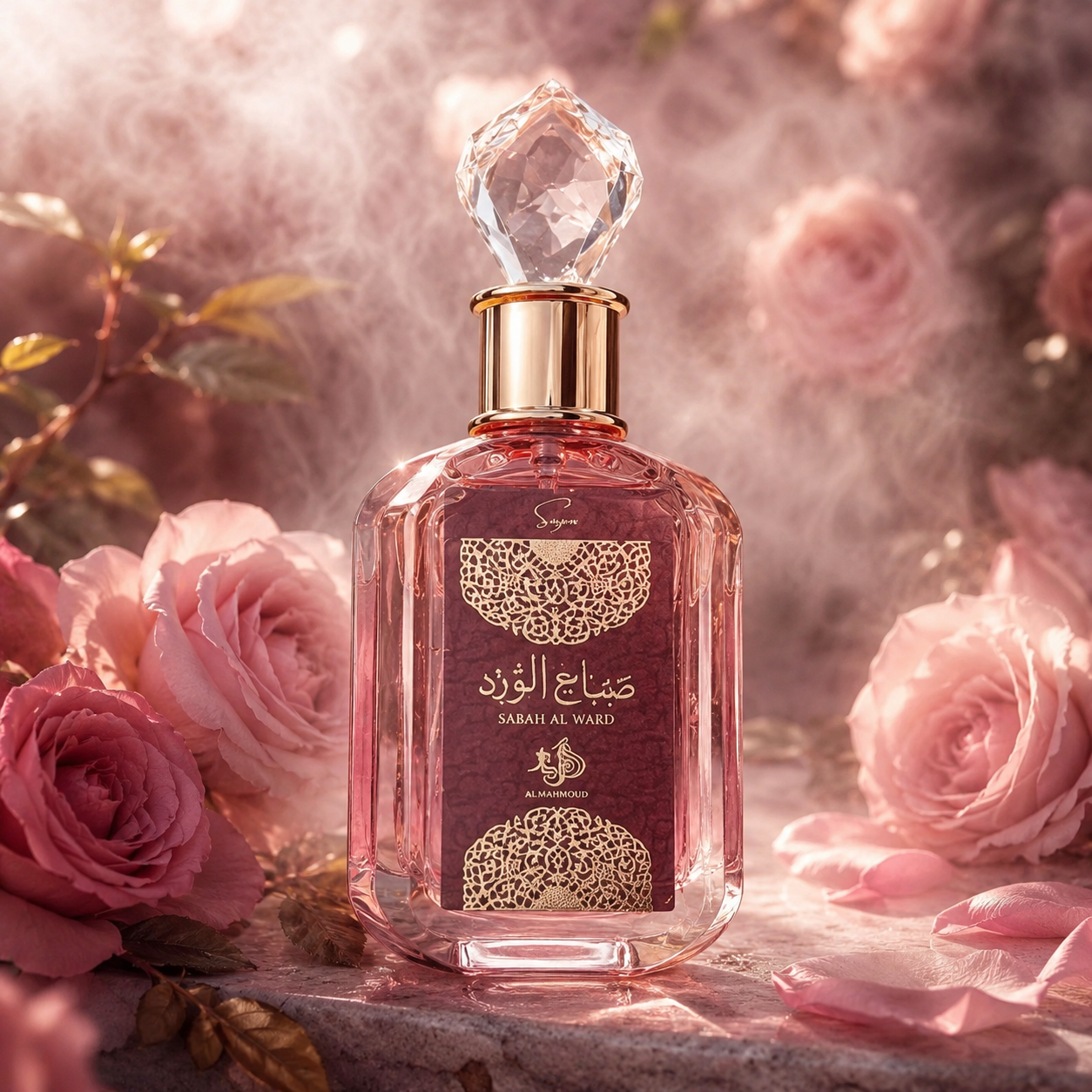 Al Wataniah Sabah Al Ward Sugar Feminino Eau de Parfum 100ml - Imagem 6