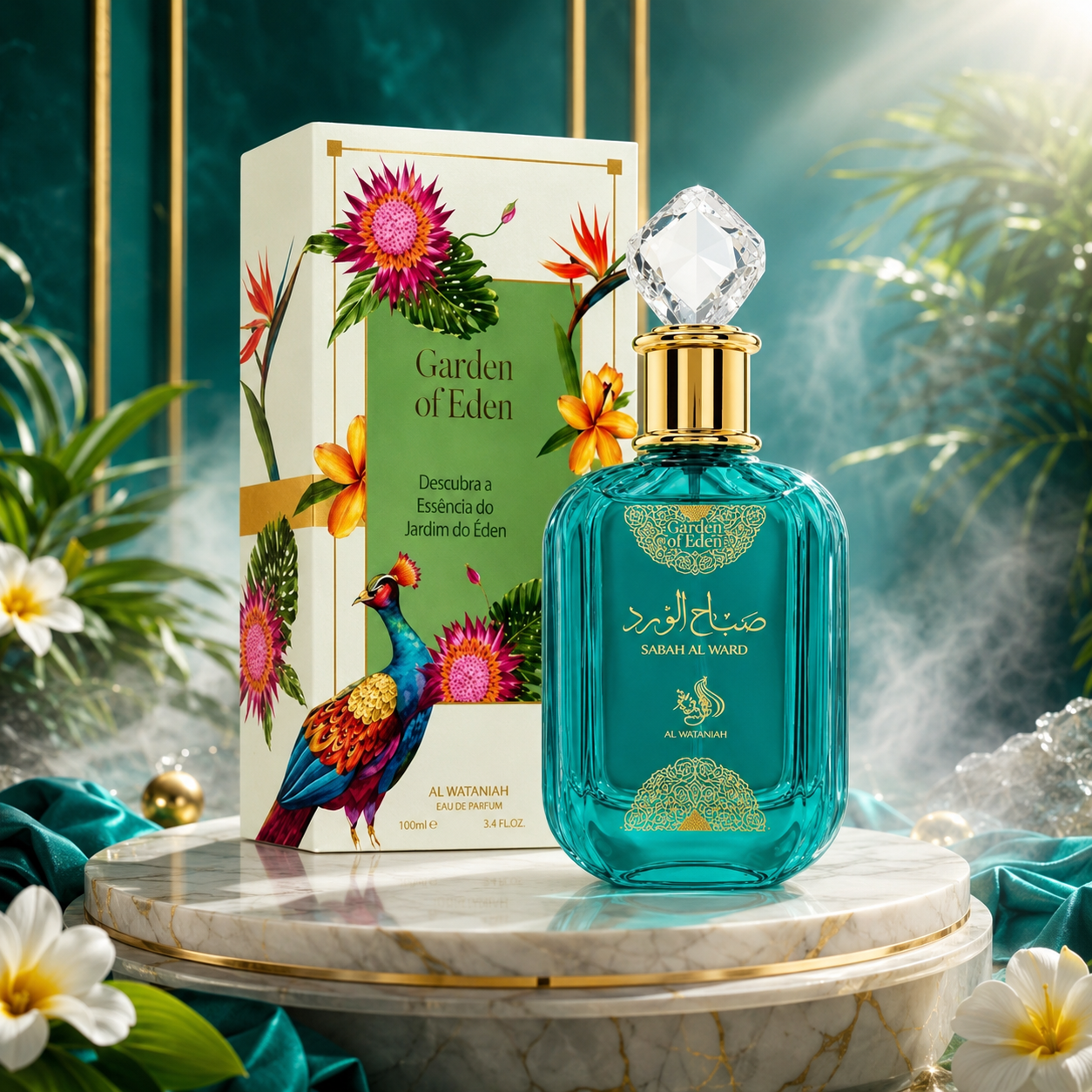 Al Wataniah Sabah Al Ward Garden Feminino Eau de Parfum 100ml